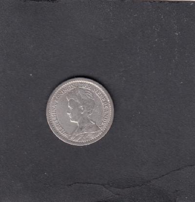 Beschrijving: 1/2 Gulden WILHELMINA 